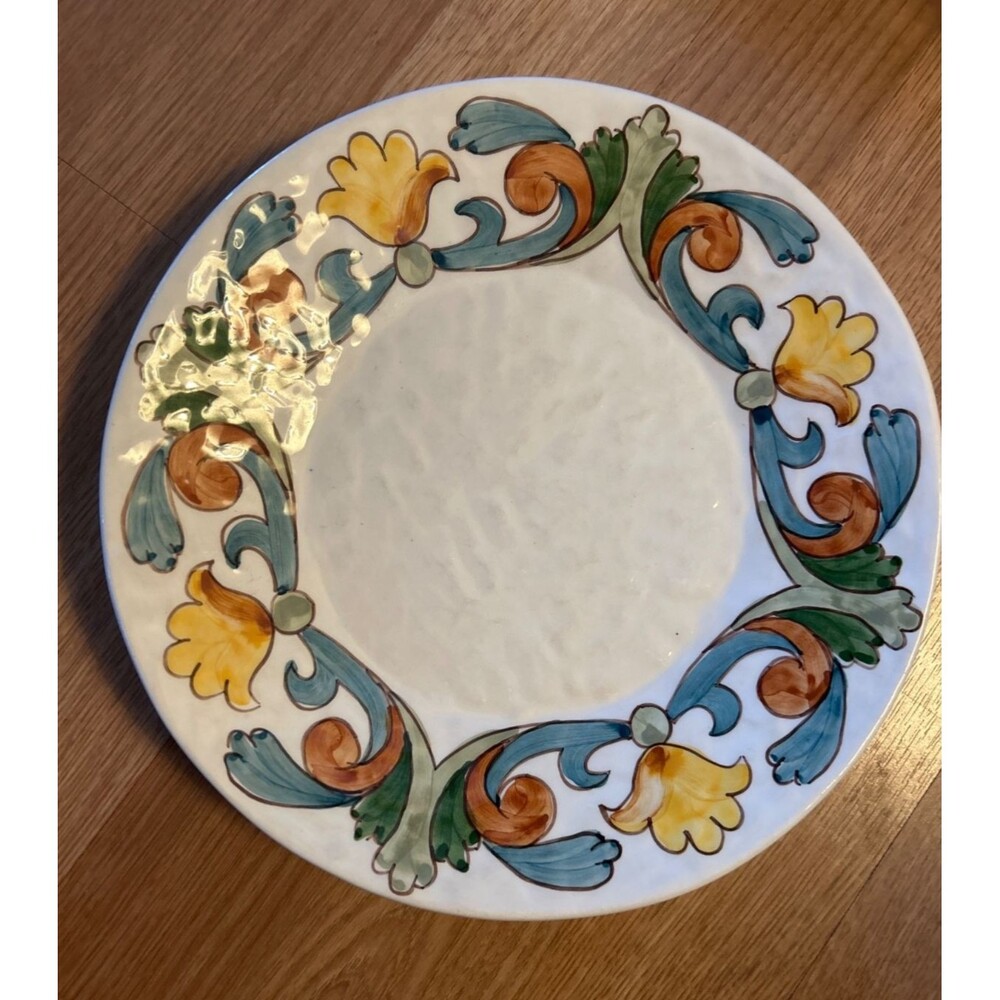 Neiman Marcus Ricamo Motif COLLECTOR PLATE Made in Portugal 8.5"